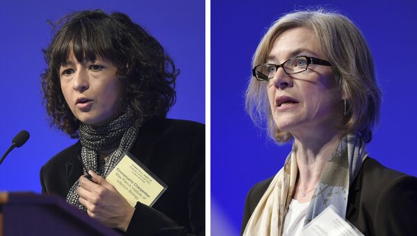 Cientistas Emmanuelle Charpentier e Jennifer Doudna, ganhadoras do Prêmio Nobel da Química em 2020 - Sputnik Brasil