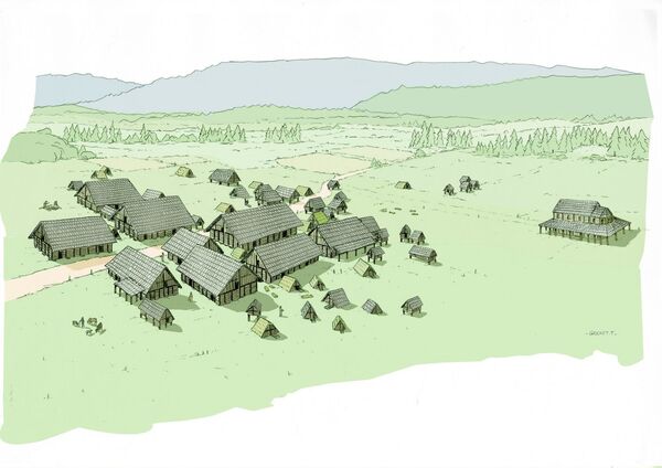 Arqueólogos descobrem assentamento de francos do século VI abandonado misteriosamente (FOTOS) Arqueólogos descobrem assentamento de francos do século VI abandonado misteriosamente (FOTOS) - Sputnik Brasil