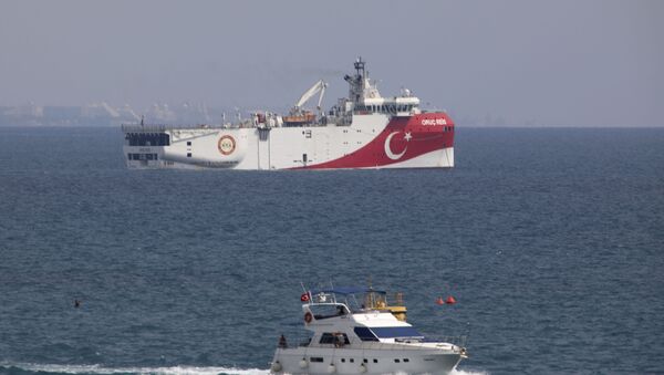 Embarcação turca de pesquisa sísmica, Oruc Reis - Sputnik Brasil