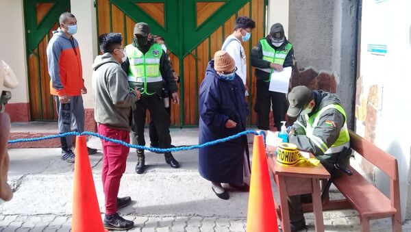 Votação nas eleições presidenciais da Bolívia - Sputnik Brasil