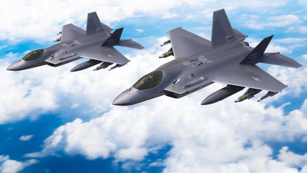 Caça multifuncional KF-X da Força Aérea da Coreia do Sul Caça multifuncional KF-X da Força Aérea da Coreia do Sul - Sputnik Brasil