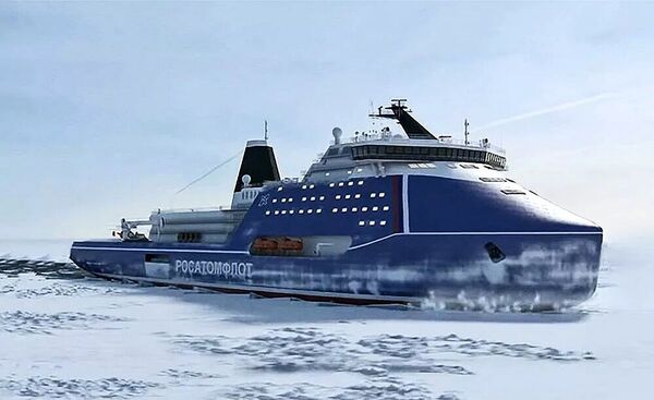 Rússia vai construir 3 quebra-gelos nucleares mais potentes do mundo (FOTO) - Sputnik Brasil