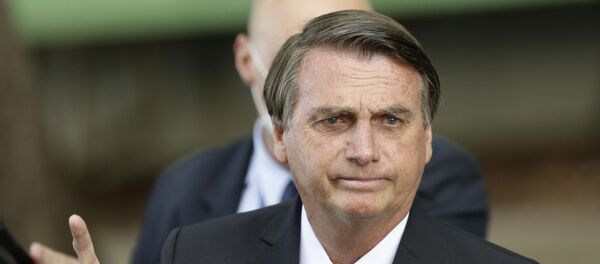 Presidente do Brasil, Jair Bolsonaro após a cerimônia de posse do novo ministro do STF, Kássio Marques, Brasília, 5 de novembro de 2020  - Sputnik Brasil