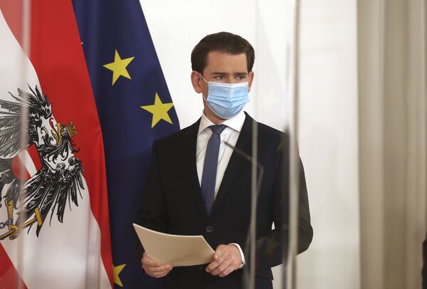 Áustria anuncia novo lockdown em meio ao agravamento da pandemia na Europa - Sputnik Brasil