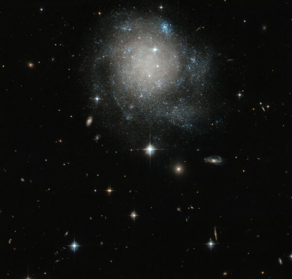 A galáxia espiral UGC 12588 na constelação de Andrómeda - Sputnik Brasil