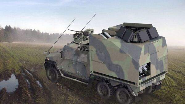 Todos os componentes antiaéreos em uma plataforma só: Alemanha apresenta novo blindado (FOTOS) - Sputnik Brasil