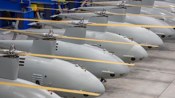 Drones multifuncionais do tipo helicóptero - Sputnik Brasil