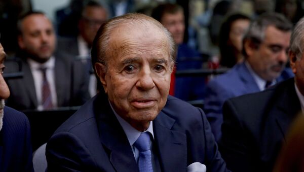 Carlos Saúl Menem, ex-presidente da Argentina - Sputnik Brasil