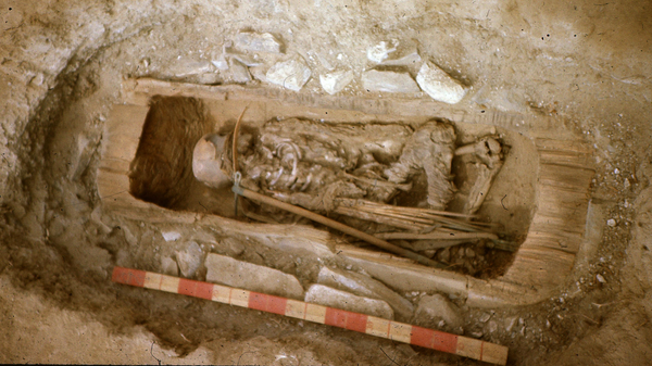 Restos mortais de uma guerreira cita de 2.600 anos descoberta na república de Tuva, Rússia - Sputnik Brasil