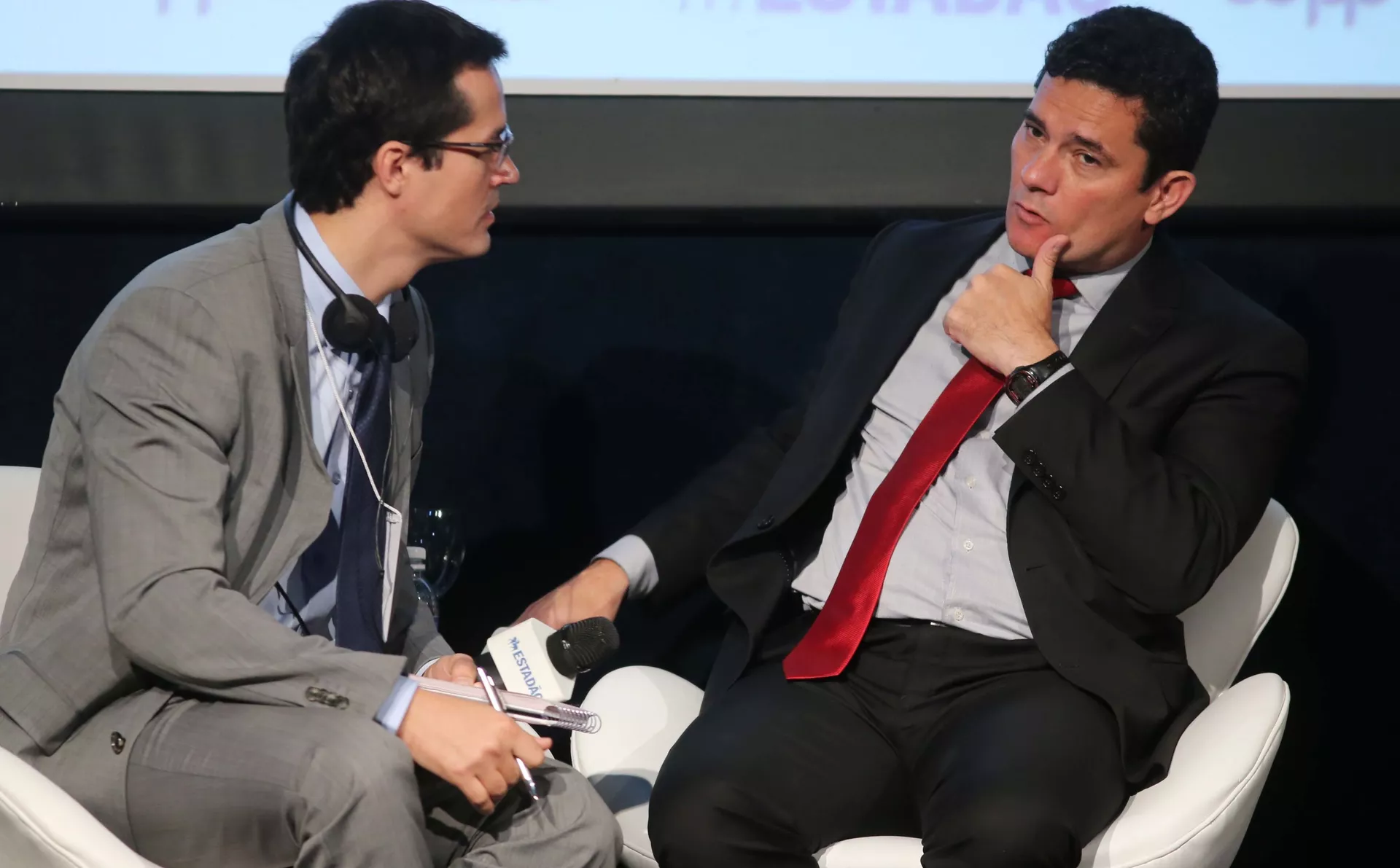 Sergio Moro e Deltan Dallagnol, procurador federal e coordenador da Lava Jato no MPF, participam do Fórum Mãos Limpas & Lava Jato (foto de arquivo) - Sputnik Brasil, 1920, 02.08.2024