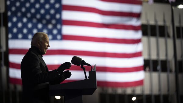 Presidente eleito Joe Biden discursa na Pensilvânia - Sputnik Brasil