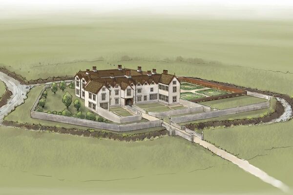 Vestígios de jardim de grande mansão com evidência de riqueza descobertos no Reino Unido (FOTOS) Vestígios de jardim de grande mansão com evidência de riqueza descobertos no Reino Unido (FOTOS) - Sputnik Brasil