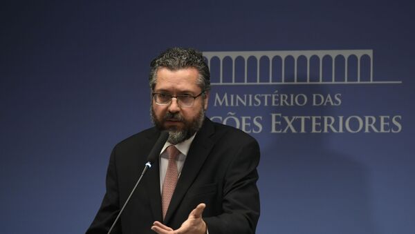 Ernesto Araújo, ministro das Relações Exteriores - Sputnik Brasil