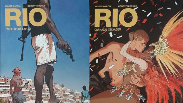 Capas de dois volumes da coleção 'Rio', vendida em Portugal - Sputnik Brasil