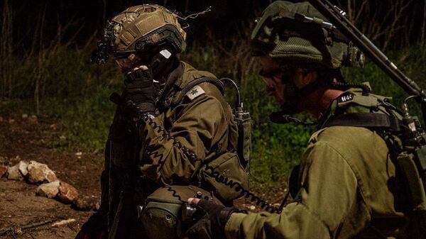 Militares do Comando do Norte durante exercício militar na fronteira libanesa, 10 de fevereiro de 2021 - Sputnik Brasil
