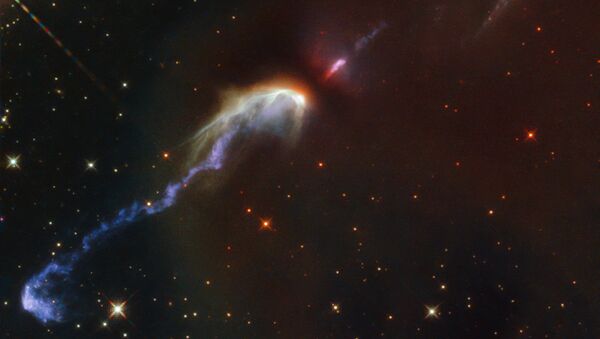 Imagem registrada pelo telescópio Hubble mostra HH46 e HH47 - Sputnik Brasil