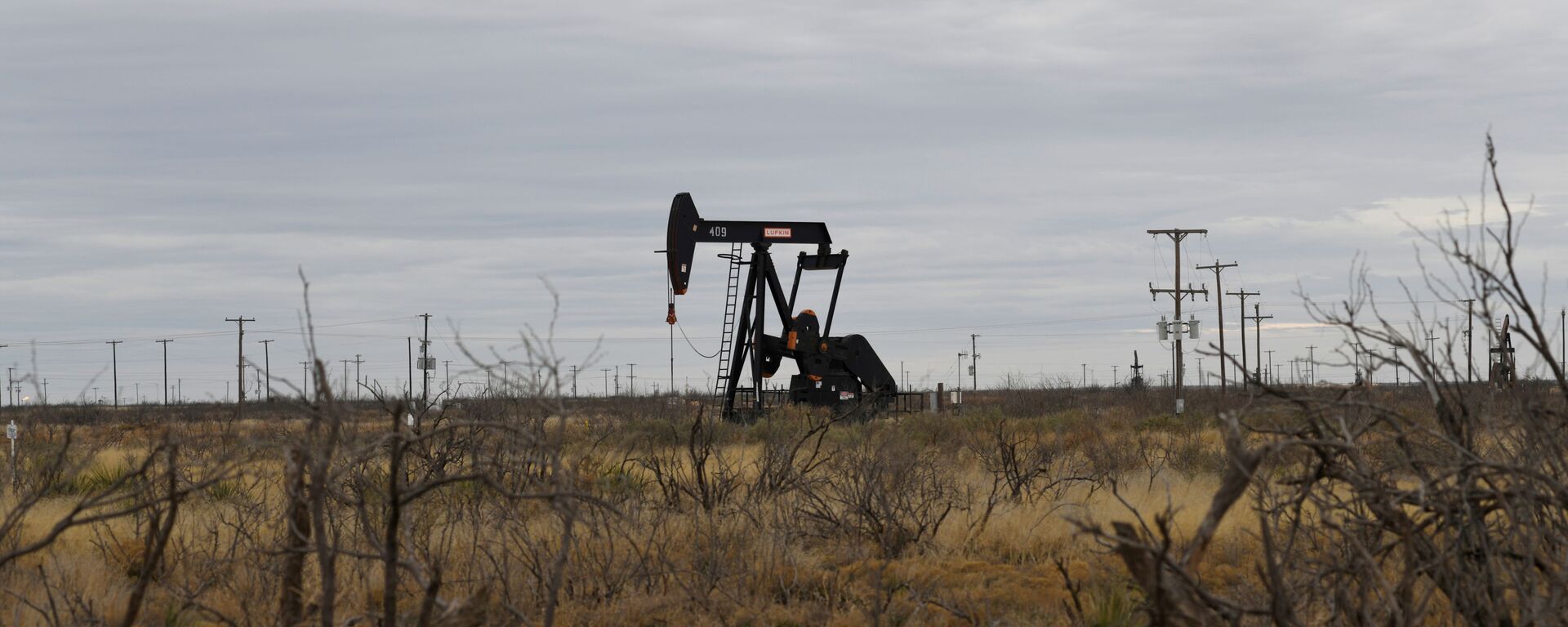 Bomba extrai petróleo perto de Odessa, Texas, EUA, em 10 de fevereiro de 2019 - Sputnik Brasil, 1920, 02.03.2022