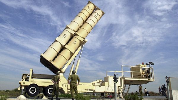 Sistema antimíssil Arrow em Israel (foto de arquivo) Sistema antimíssil Arrow em Israel (foto de arquivo) - Sputnik Brasil