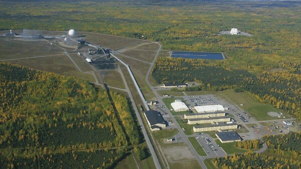 Estação de radar na base da Força Aérea dos EUA de Clear, no Alasca - Sputnik Brasil