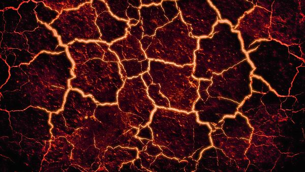 Fendas com lava (imagem referencial) - Sputnik Brasil