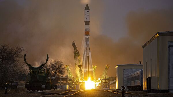 Lançamento do foguete Soyuz-2.1a (foto de arquivo) - Sputnik Brasil