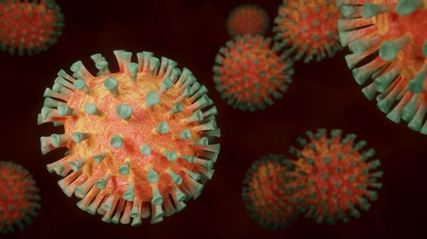 Imagem ilustrativa do SARS-CoV-2, vírus que causa a COVID-19 - Sputnik Brasil