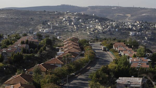 Assentamento judaico de Eli, perto da vila de Qariout, na Cisjordânia, um dos muitos assentamentos israelenses em território palestino (foto de arquivo) - Sputnik Brasil