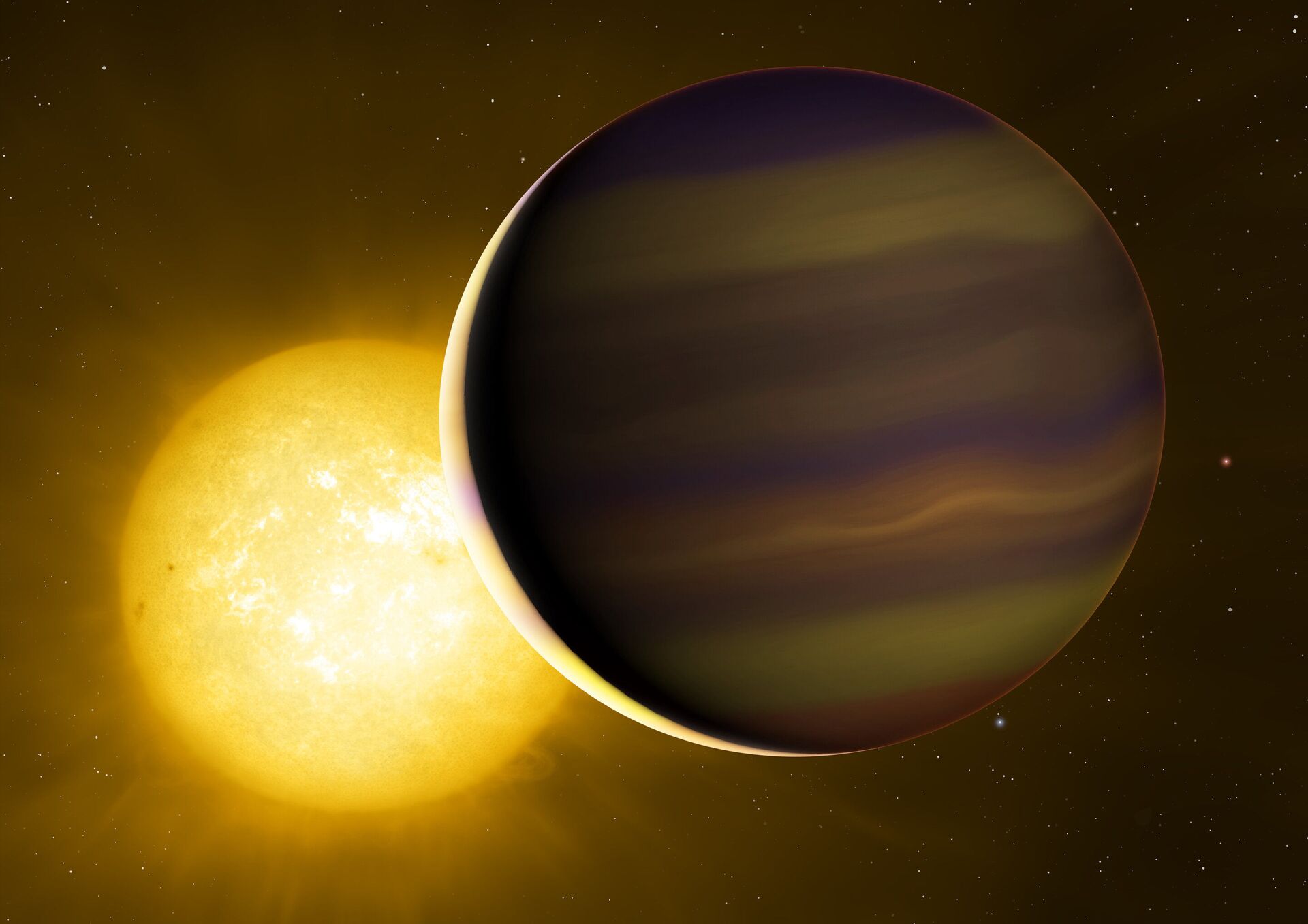 Astrônomos descobrem caminho percorrido por exoplaneta que 'fugiu' do local de origem - Sputnik Brasil, 1920, 08.04.2021