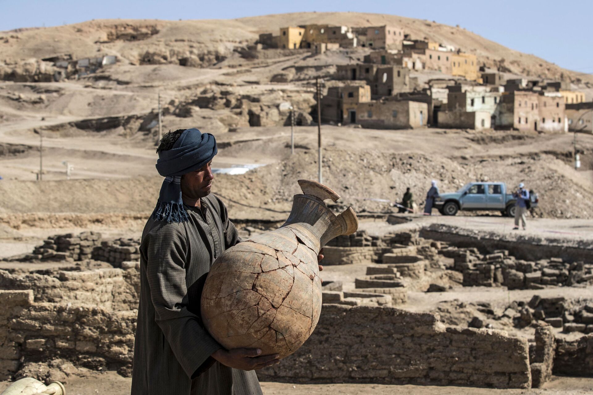 'Cidade dourada' recém-descoberta em Luxor é, de fato, a Pompeia egípcia, afirma cientista  - Sputnik Brasil, 1920, 16.04.2021