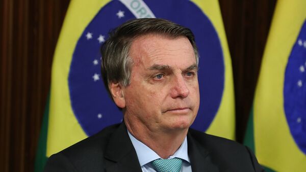 Jair Bolsonaro participa da Cúpula do Clima no dia 22 de abril de 2021 - Sputnik Brasil