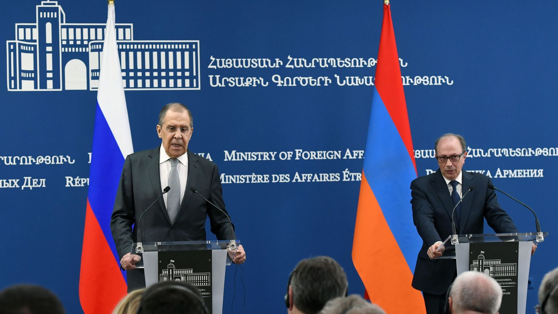Visita do chanceler russo, Sergei Lavrov, na Armênia, 6 de maio de 2021 Visita do chanceler russo, Sergei Lavrov, na Armênia, 6 de maio de 2021 - Sputnik Brasil, 1920, 06.05.2021