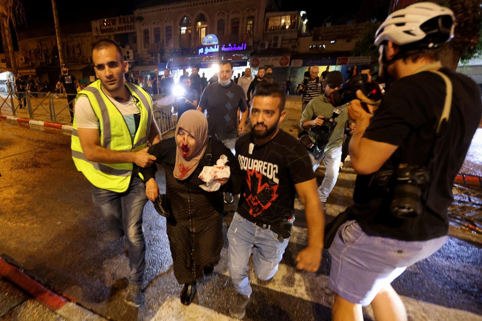 Protesto pró-Palestina na França é reprimido com gás lacrimogêneo pela polícia - Sputnik Brasil, 1920, 15.05.2021