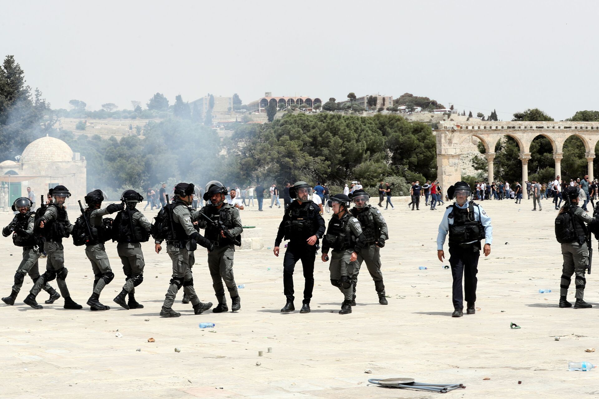 Novos confrontos são relatados entre polícia israelense e palestinos em Jerusalém - Sputnik Brasil, 1920, 21.05.2021