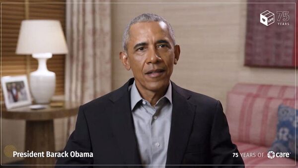 Barack Obama, ex-presidente dos EUA, fala em Nova York, EUA, 11 de maio de 2021 - Sputnik Brasil