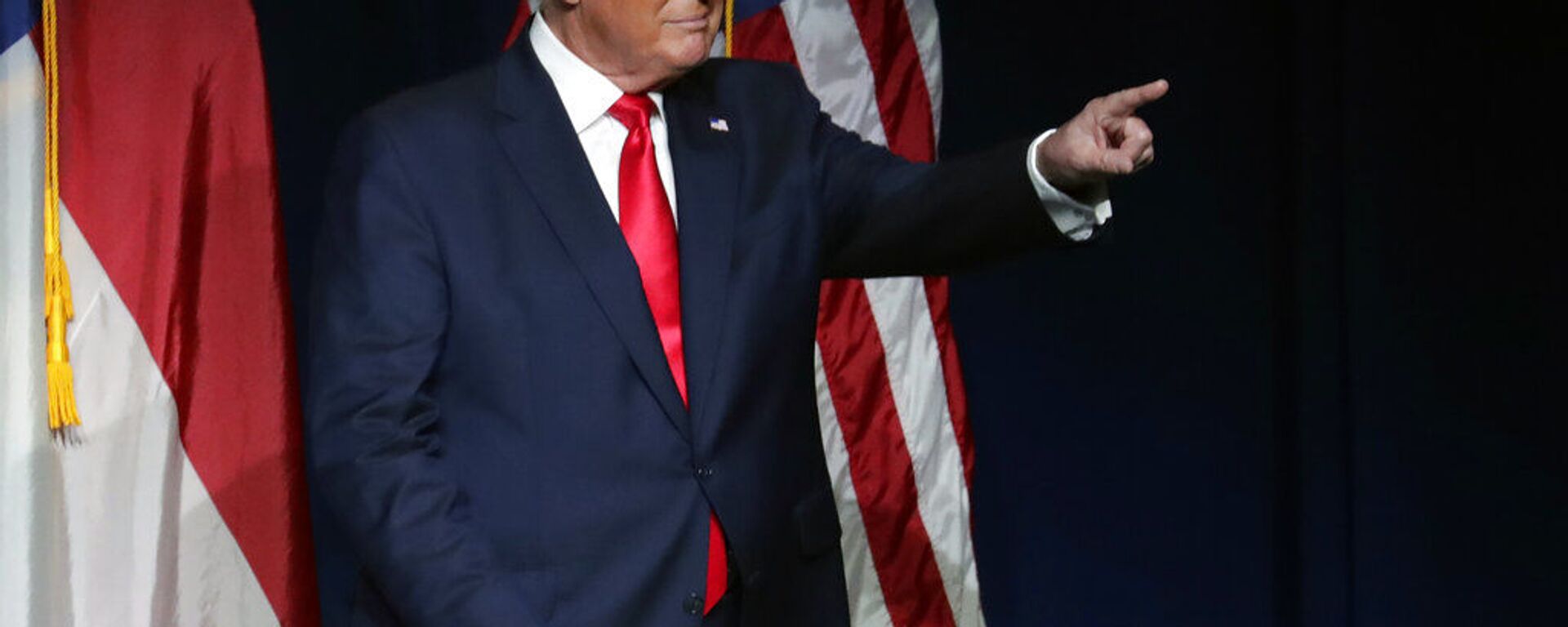 Ex-presidente Donald Trump na convenção do Partido Republicano em  Carolina do Norte, EUA, no sábado, 5 de junho de 2021 - Sputnik Brasil, 1920, 22.05.2024