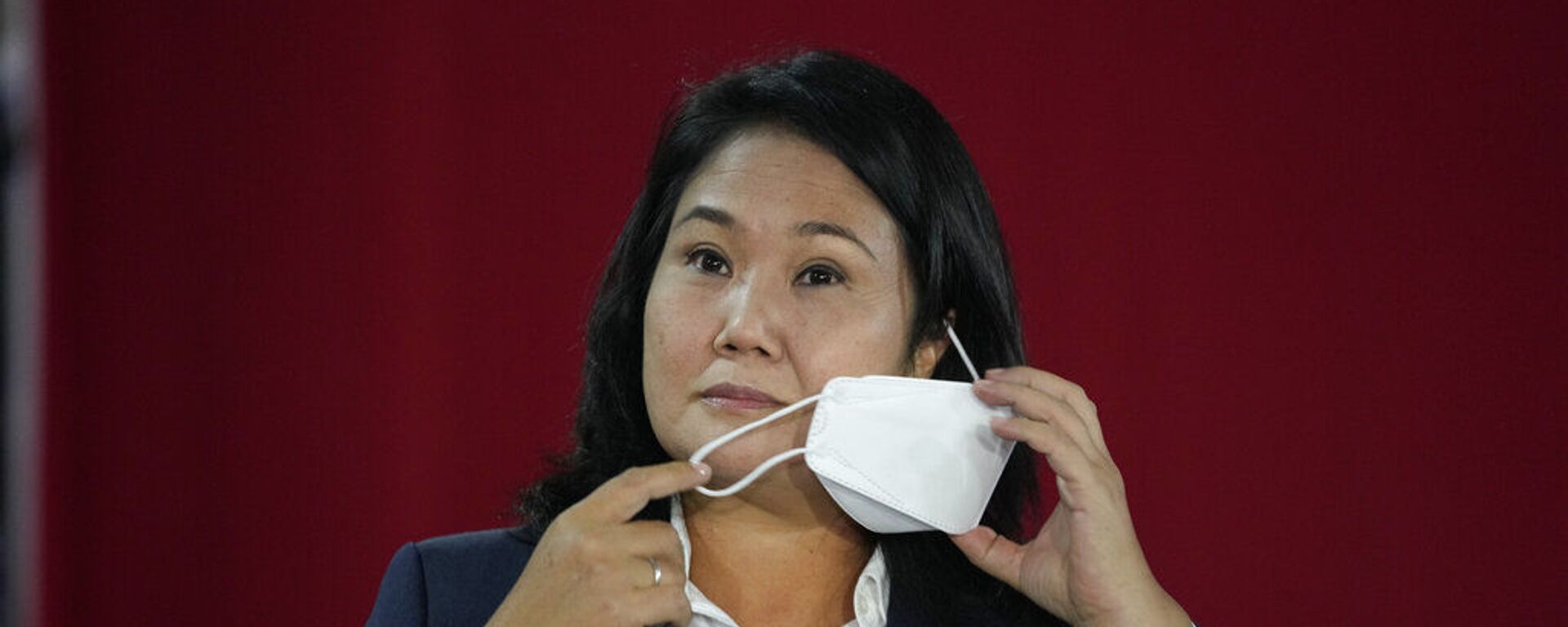 A candidata presidencial Keiko Fujimori durante entrevista coletiva em Lima, Peru - Sputnik Brasil, 1920, 09.07.2024