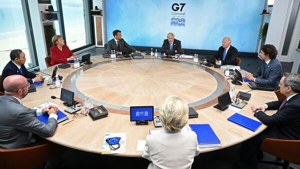 Cúpula do G7 em Carbis Bay, Cornualha, Reino Unido - Sputnik Brasil