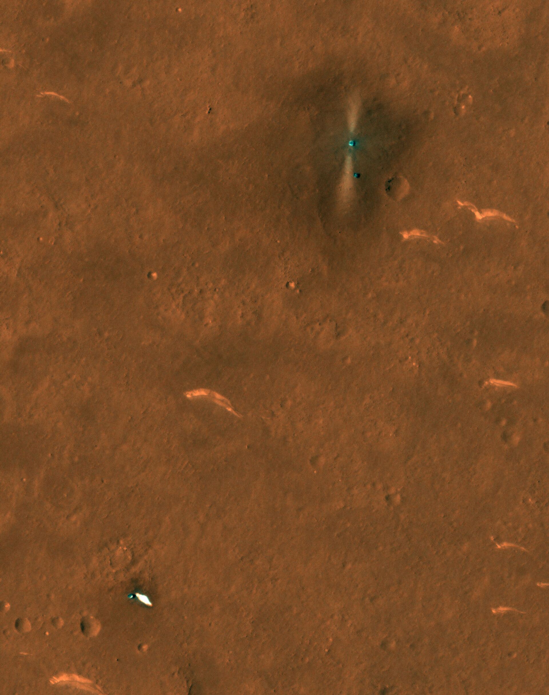 Rover chinês em Marte é avistado do espaço por orbitador da NASA (FOTOS) - Sputnik Brasil, 1920, 13.06.2021