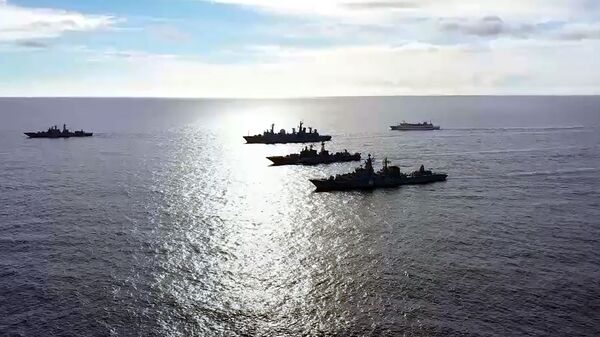Navios da Frota russa do Pacífico (foto de arquivo). - Sputnik Brasil