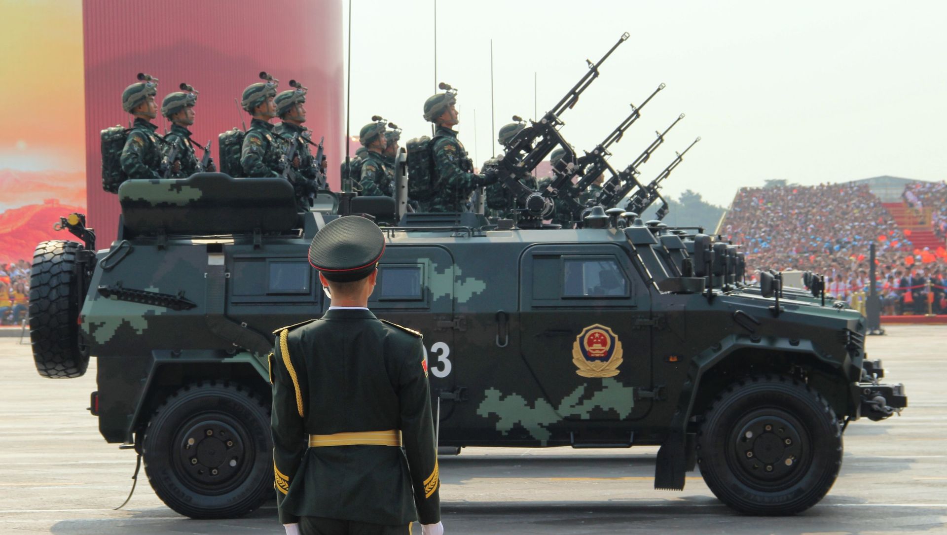 Polícia Armada Antiterrorista da China em parada militar em Pequim Polícia Armada Antiterrorista da China em parada militar em Pequim - Sputnik Brasil, 1920, 25.06.2021