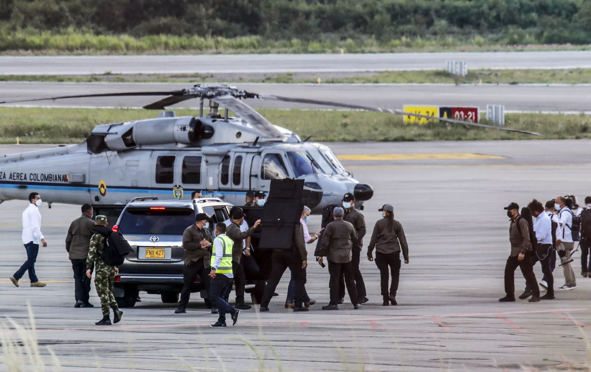 Ataque a helicóptero do presidente colombiano Duque foi feito por dissentes das FARC, diz governo Ataque a helicóptero do presidente colombiano Duque foi feito por dissentes das FARC, diz governo - Sputnik Brasil, 1920, 22.07.2021