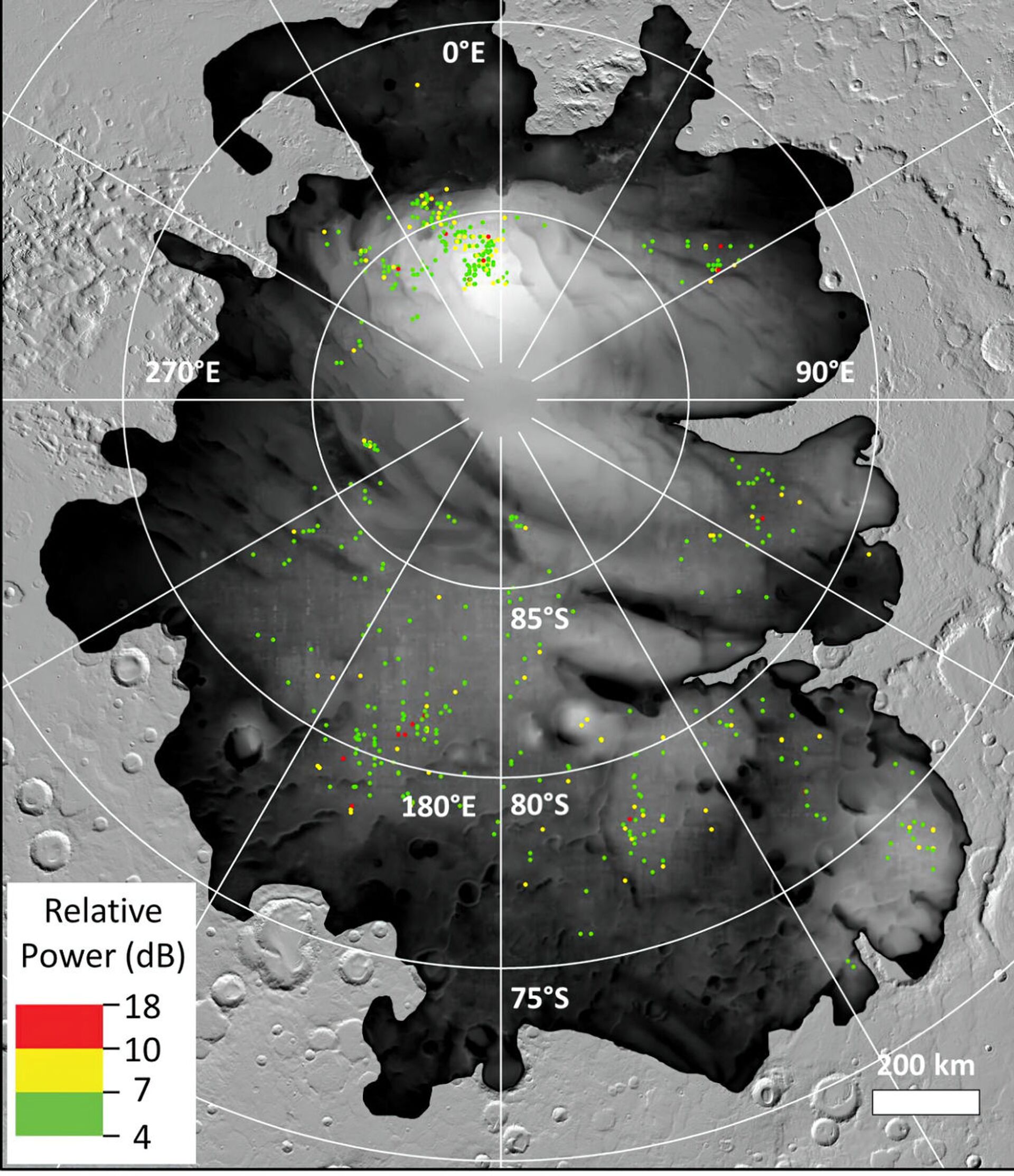 Novo estudo sugere que Marte teria dezenas de lagos subterrâneos (FOTOS) - Sputnik Brasil, 1920, 29.06.2021