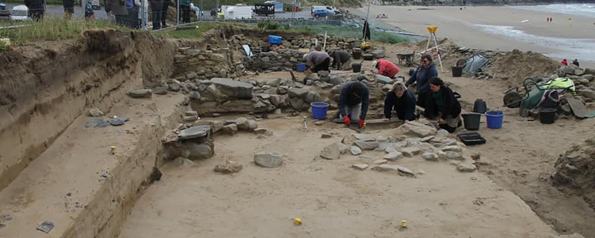 Escavações arqueológicas em Pembrokeshire, País de Gales, Reino Unido (ilustrativa) - Sputnik Brasil, 1920, 17.08.2021