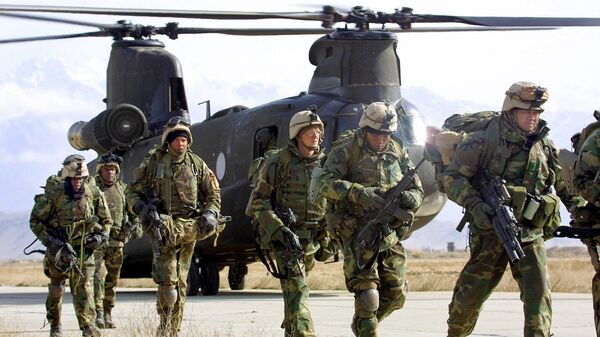 Soldados dos EUA no Afeganistão (foto de arquivo) - Sputnik Brasil