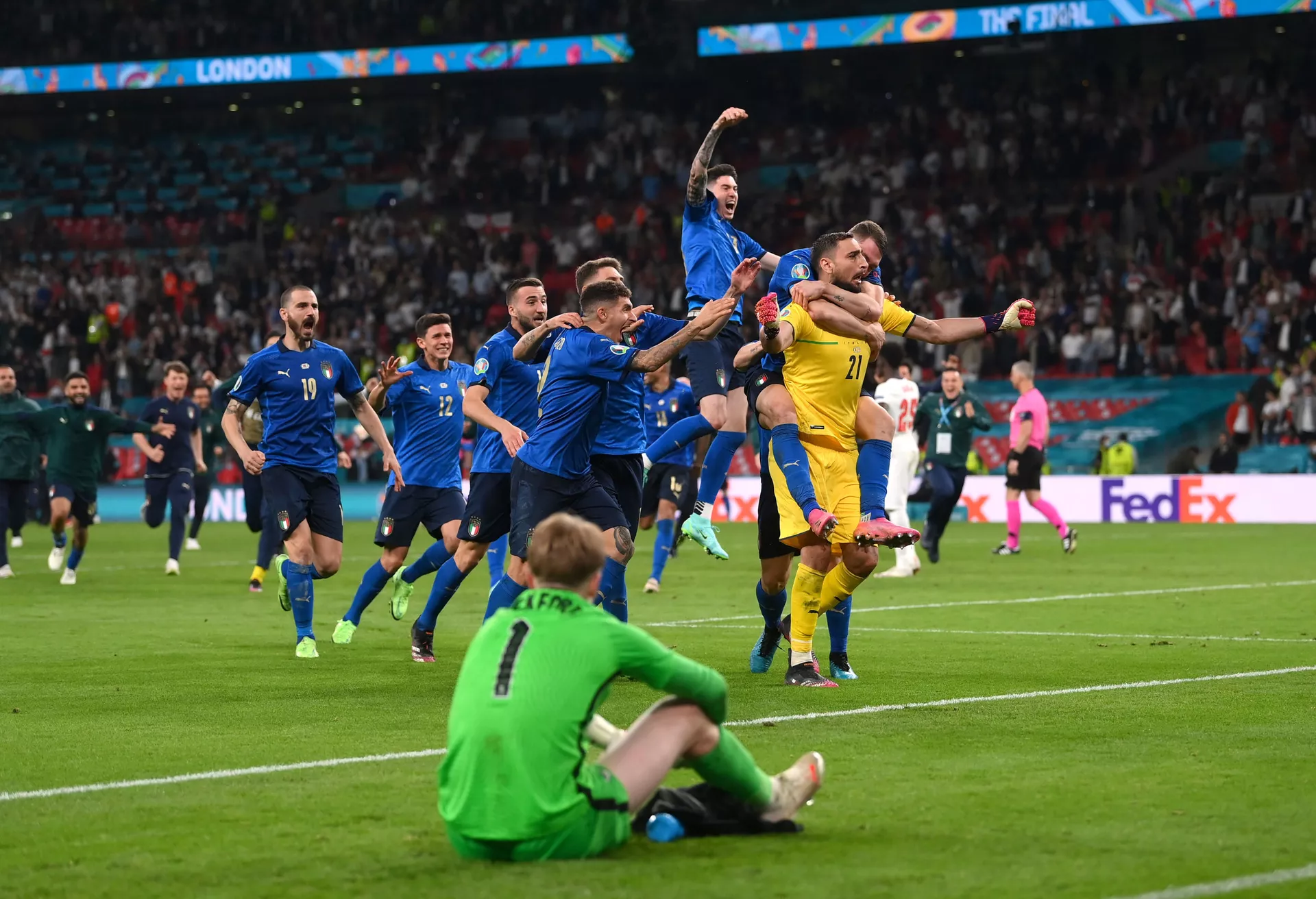 Euro 2020: Itália vence Inglaterra nos pênaltis por 3 a 2 e é bicampeã da Europa (FOTOS) - Sputnik Brasil, 1920, 11.07.2021