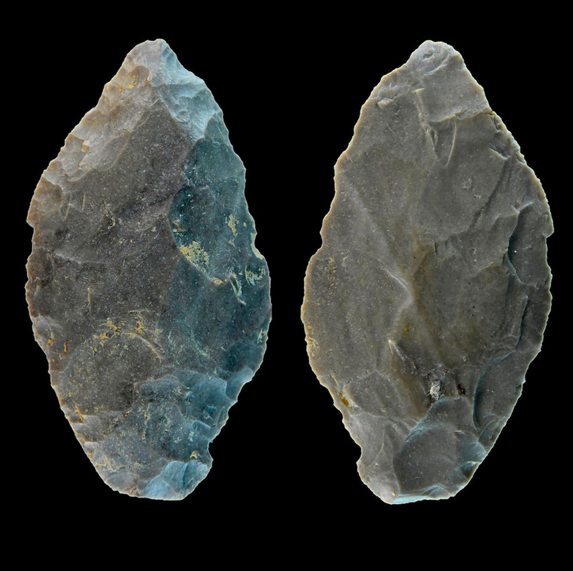 Pedaço de rocha em forma de ponta de folha conta história de civilização Neandertal (FOTOS) - Sputnik Brasil, 1920, 22.07.2021