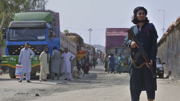 Militante do Talibã vigia fronteira entre Afeganistão e Paquistão - Sputnik Brasil
