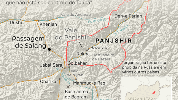 Vale do Panjshir: única região resistente ao Talibã - Sputnik Brasil