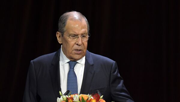 Chanceler russo Sergei Lavrov durante encontro com estudantes e professores do MGIMO em 1º de setembro de 2021 - Sputnik Brasil