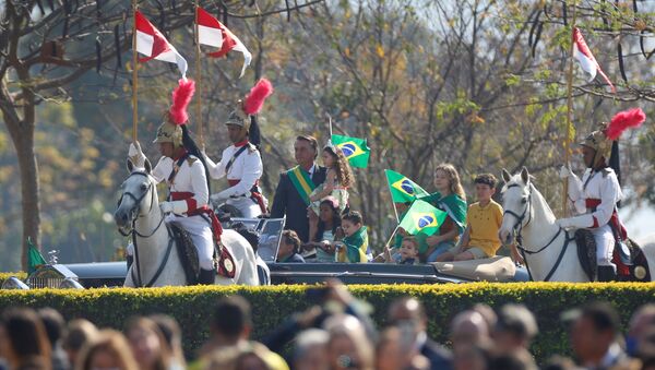 Presidente da República, Jair Bolsonaro, participa de atos no Dia da Independência em Brasília, 7 de setembro de 2021 - Sputnik Brasil